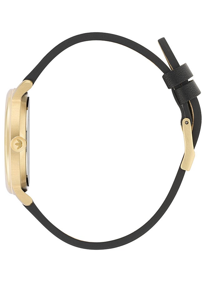 Adidas ساعة يد جلدية دائرية الشكل للنساء من AOSY22574 - 35 مم - Image 2