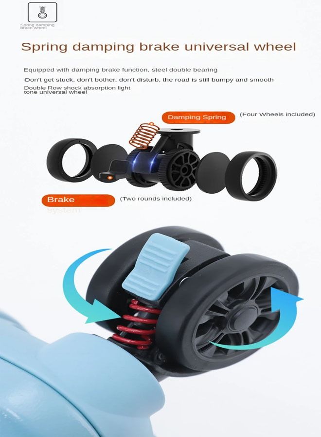 Premium Expandable Aluminum Frame ABS & PC Suitcase with USB Charging Port and C Type and 5 Wheel 32 Inch