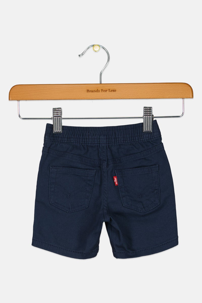 Levi's Toddlers Boy Solid Basic Shorts, Navy - Image 2
