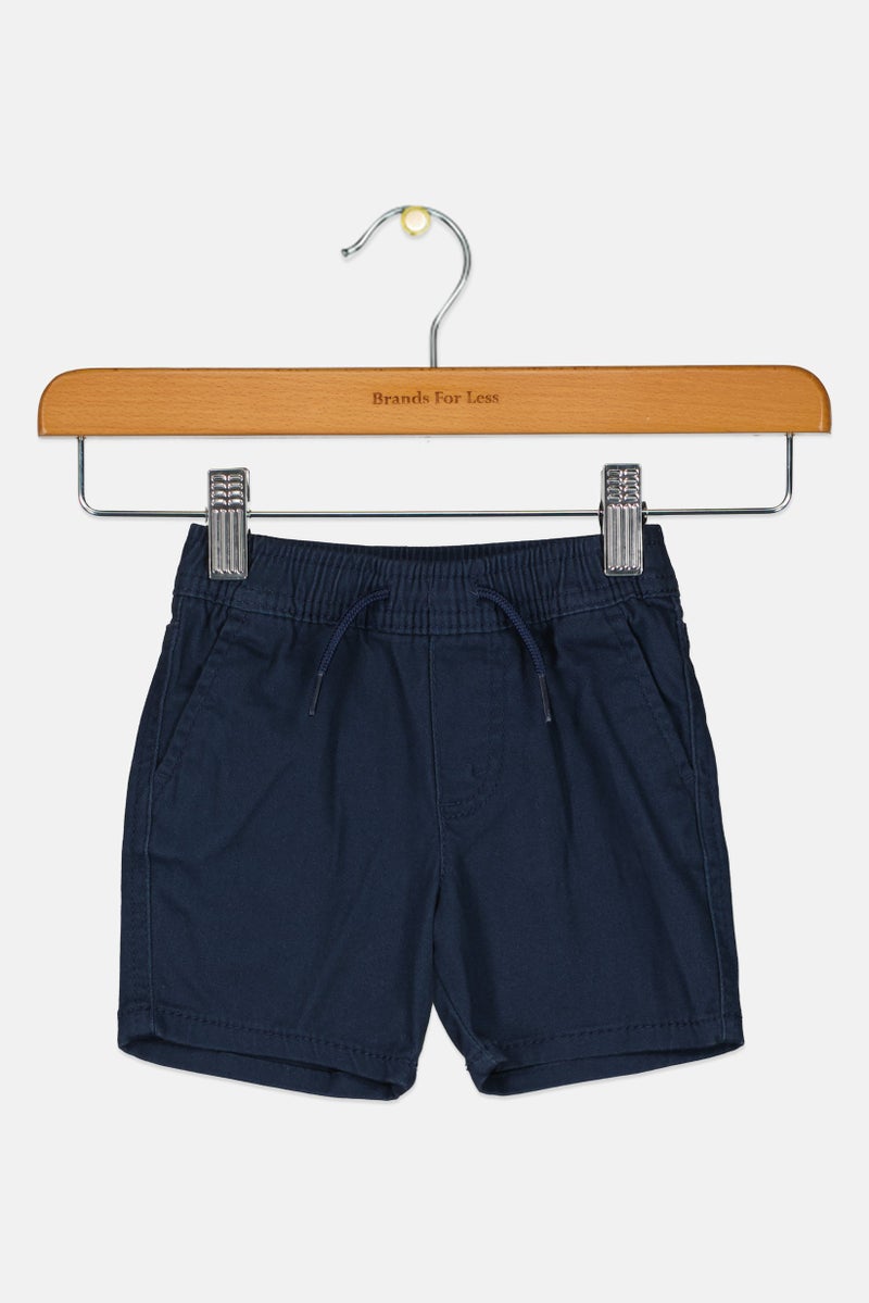 Levi's Toddlers Boy Solid Basic Shorts, Navy - Image 1