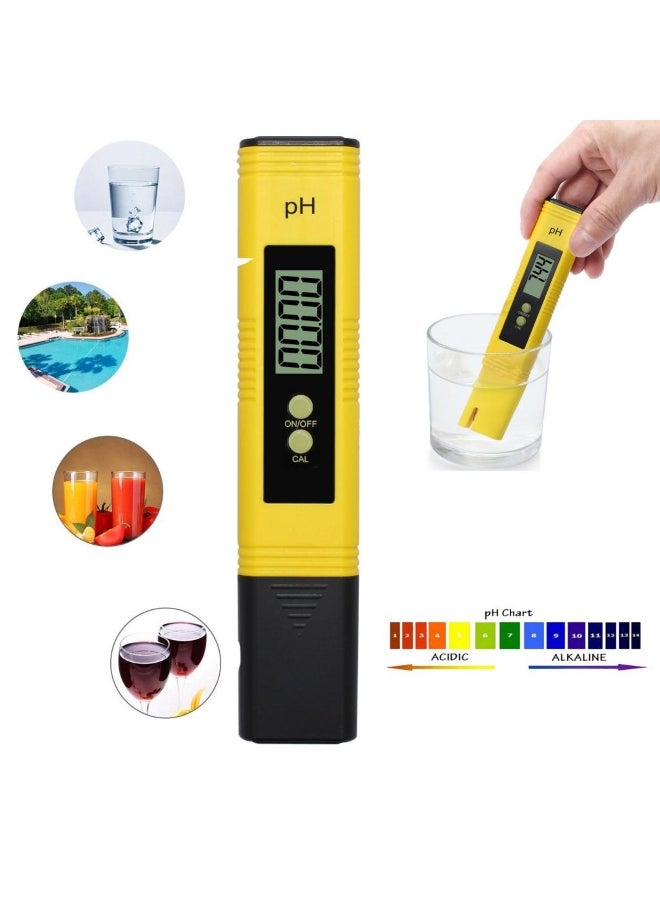 Electric pH Tester Meter Digital LCD Pen Aquarium Tank Hydroponics PH02