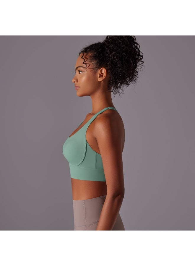 Top Women Bra Cropped Bralette Gym Yoga Sports Bra Cross  Back Female Bra Breathable Top Women's Underwear - Image 4