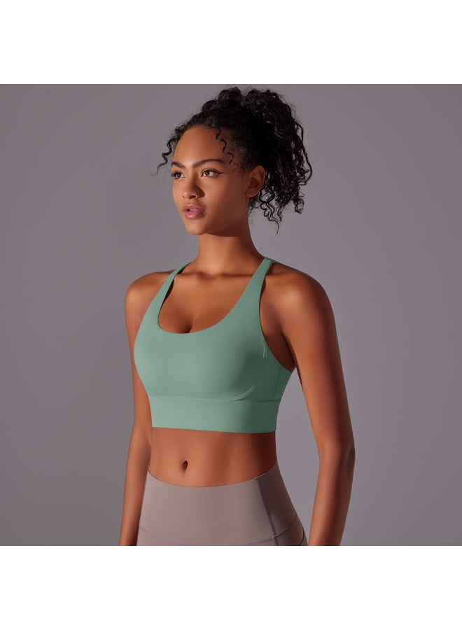 Top Women Bra Cropped Bralette Gym Yoga Sports Bra Cross  Back Female Bra Breathable Top Women's Underwear - Image 3