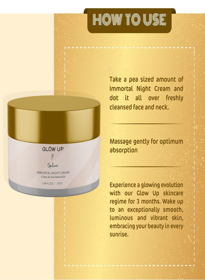 جلو اب كريم أوبولنس إمورتال الليلي - 50 غرام | مضاد للشيخوخة | يعزز إنتاج الخلايا | يقلل التجاعيد والخطوط الدقيقة | يعيد مرونة البشرة | لبشرة أكثر نعومة وشبابًا | للاستخدام الليلي - Image 5
