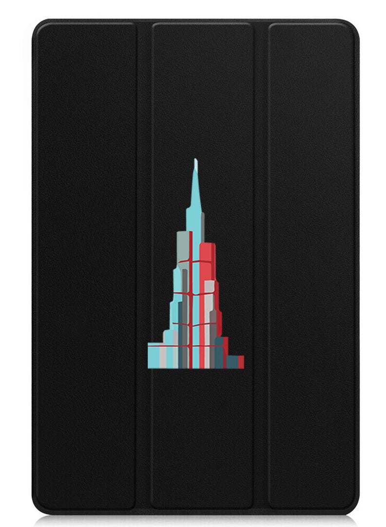 Theodor Protective Flip Case For Xiaomi Pad 7 & Xiaomi Pad 7 Pro With Trifold Stand Auto Wake Sleep Shockproof Cover - Burj Khalifa - Image 1