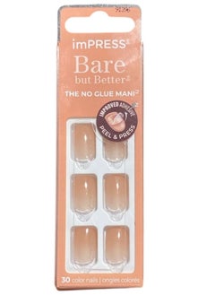 imPRESS Bare but Better THE NO GLUE MANI 30 color nails IMCB04C balance