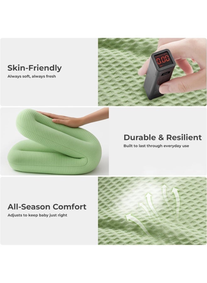 Bukela Newborn Baby Lounger Breathable Detachable Sleeping Cushion Bed Multifunctional Pods Portable Crib for Bedroom or Travel Infants Lounger - Image 5