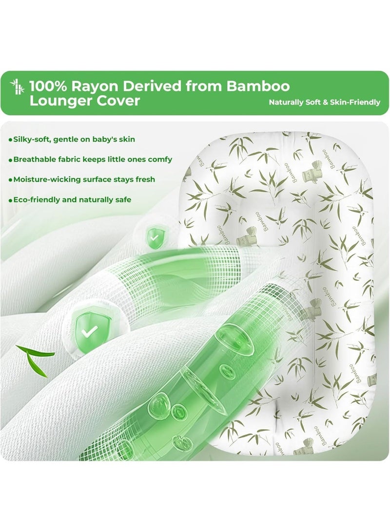 Bukela Newborn Baby Lounger Breathable Detachable Sleeping Cushion Bed Multifunctional Pods Portable Crib for Bedroom or Travel Infants Lounger - Image 4