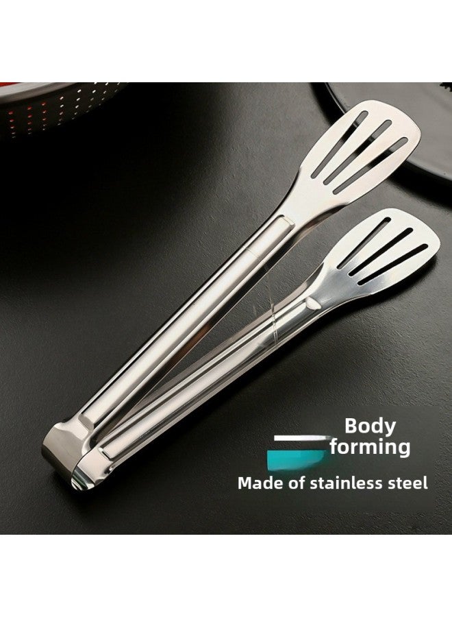 Food Clip 304 Stainless Steel Barbecue Steak Special Barbecue Bread Food Clip Household Kitchen Anti-scalding Clip-Color:Stainless Steel Food Clip [large Size] 304 Stainless Steel - Image 4