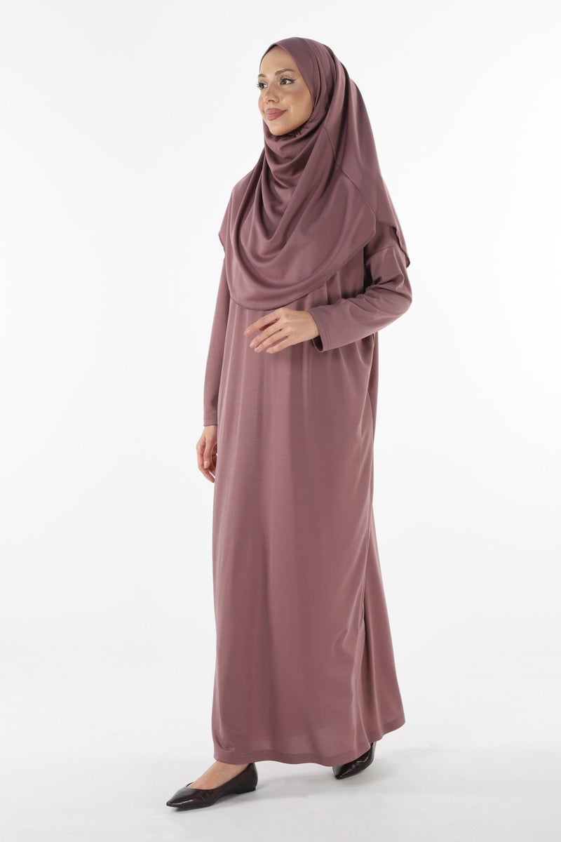 Plistre 2133_One Piece Non-Slip Headscarf Prayer Hijab Dress  - Image 3