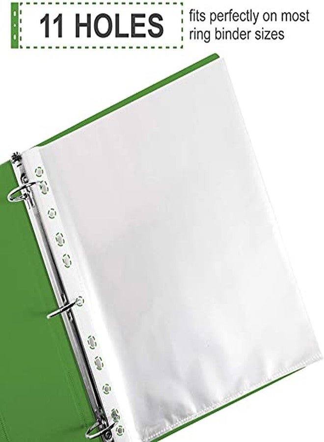 LRS A4 Sheet Protectors - 200 Micron, Pack of 50 | Heavy Duty Transparent Document Sleeves | 11-Hole Punched, Top-Loading | Waterproof, Acid-Free, Archival Safe for Certificates & Files - Image 3