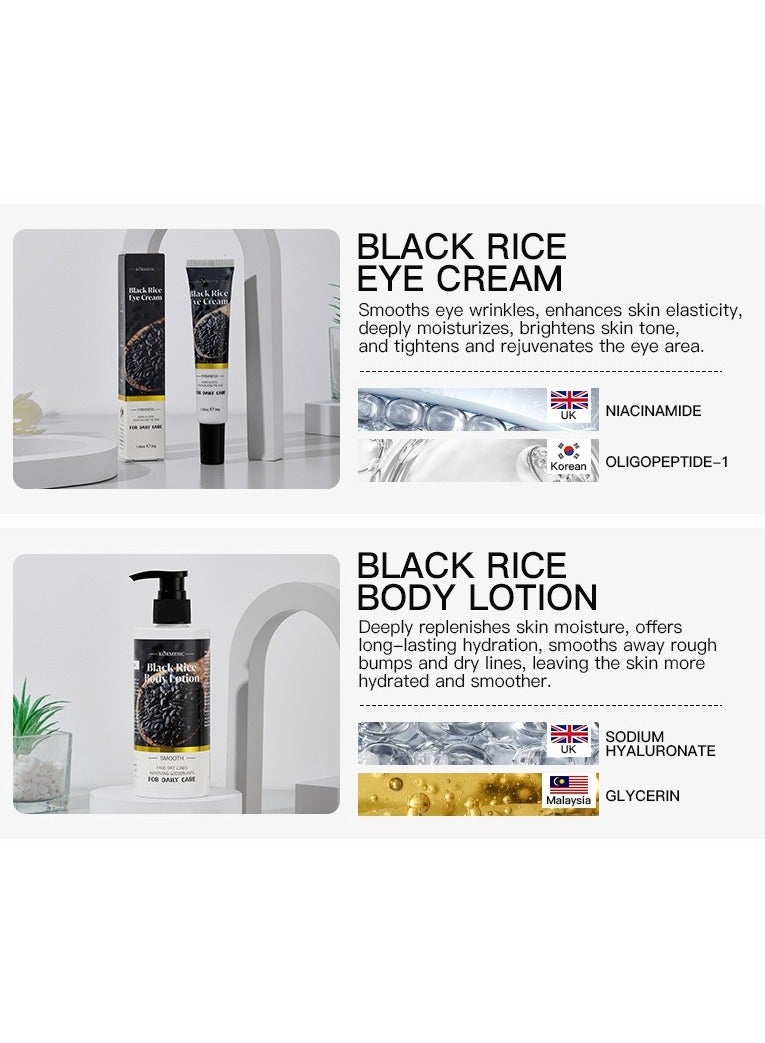 Kormesic غسول الجسم الأرز الأسود-250ml غسول الجسم العميق الترطيب - Image 3