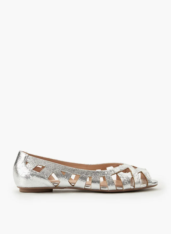 سيليست Women Cutout Design Ballerina Shoes Ramadan Collection