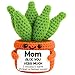 GiftMark Gifts for Mom Mothers Day Decor Positive Crochet Aloe Vera Emotional Crochet Plant Handmade Presents for Birthday Mama Mothers Stocking Stuffers - Image 2