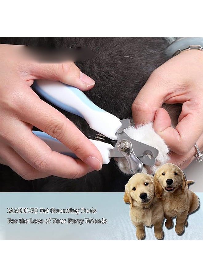 2 قطعة ماكينة قص الأظافر ومجموعة الملفات أبيض/وردي/فضي - Image 5