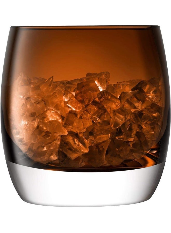 LSA International LSA International LS 563744 Bruin Whisky Club Connoisseur Set met Dienblad Set van 4 Stuks  - Image 4