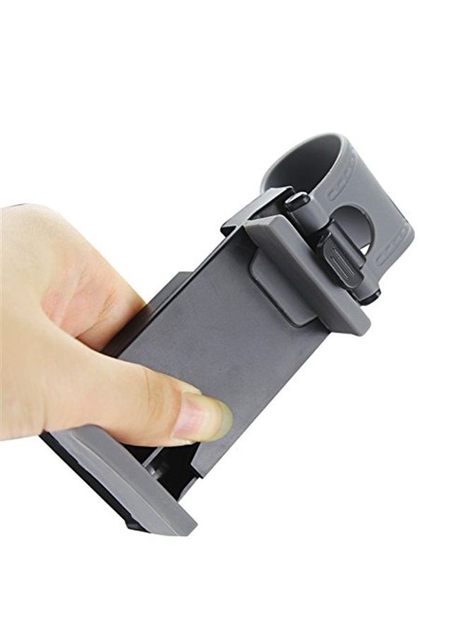 Reiko Car Steering Wheel Phone Mount - Retail Packaging - Gray - HLD07-GY - Image 1