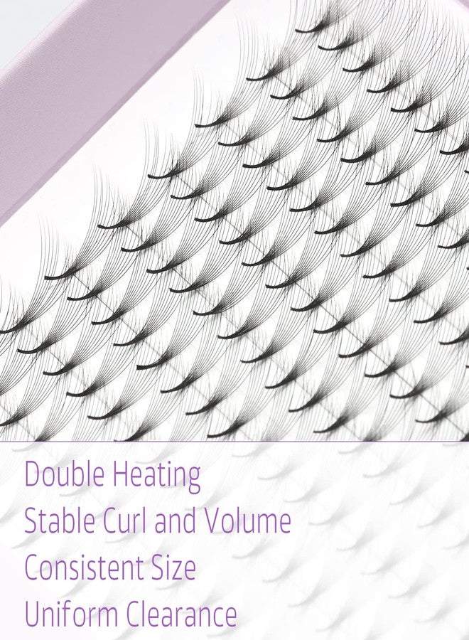 EMEDA 180 Fans Premade Fans Eyelash Extensions Thin Base 10D Stable D Curl Pointy Base Premade Lash Extensions Fans Pre Fanned Volume Lash Extensions (10D 0.07 D 10mm) - Image 3