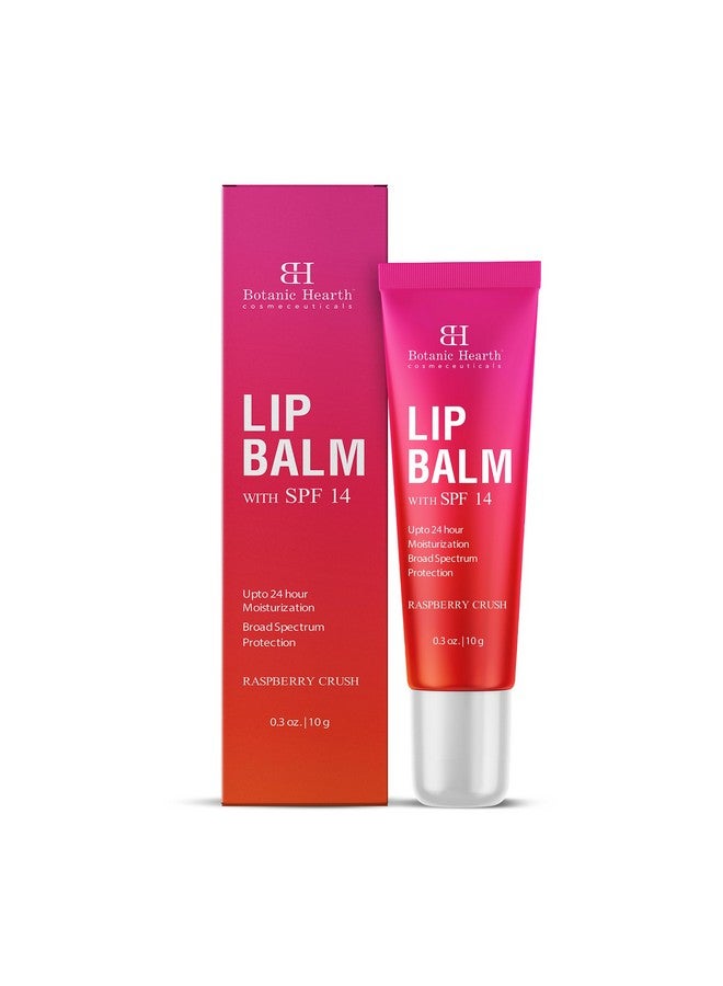 Botanic Hearth Raspberry SPF Lip Balm with Transparent Shine for Dark, Dry, Chapped Lips with Jojoba Oil, Vitamin E & Allantoin | Lip Care Balm for Women & Men | SPF Sun Protection | 10g - Image 1