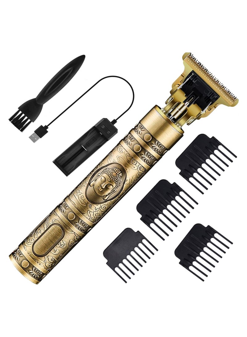 Trimmer for Men Hair Zero Gapped Clipper Professional Cordless Haircut Electric USB Charging Beard Trimmer for Men Wireless Rechargeable Personal Hair Men Grooming Beard Liner - Image 1