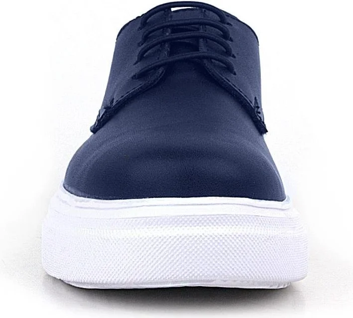 Rakerplus Derby Navy Blue Matte White Sole Children's Classic Shoes