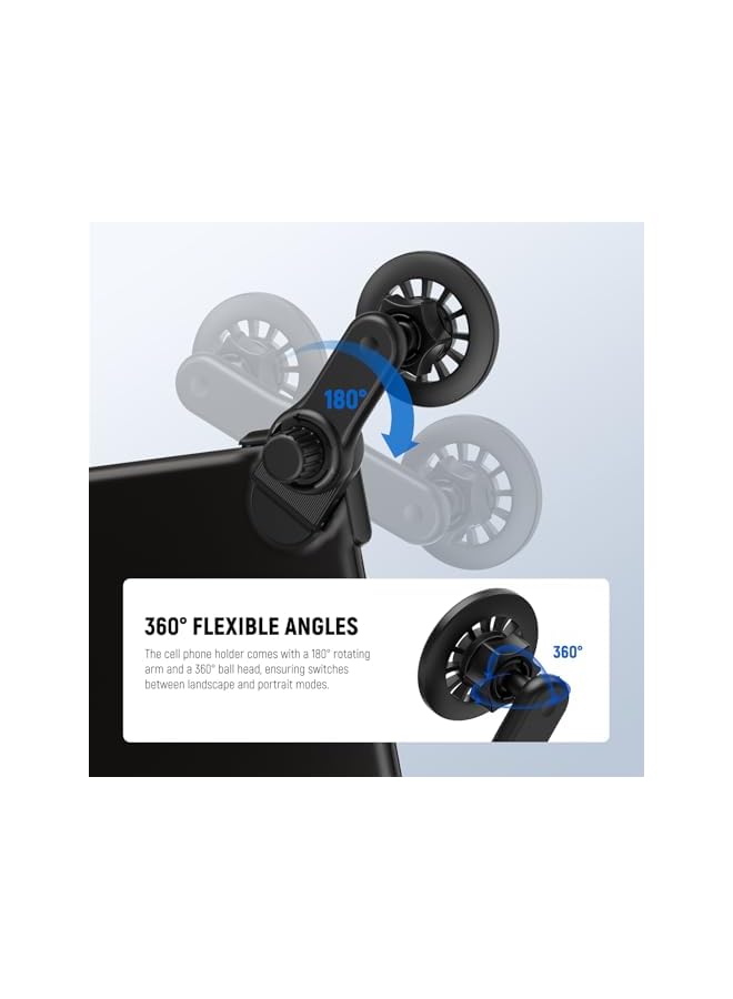 S-TOP ENTRY LEVEL VERSION Magnetic Phone Holder Mount for Your Car Compatible with Tesla Model 3 / Y Accessories, Compatible with MagSafe iPhone Samsung Huawei Android for Video Recording, YW-145A - Image 2