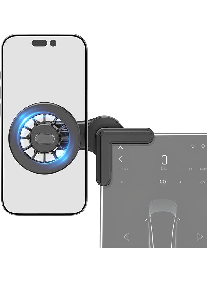 S-TOP ENTRY LEVEL VERSION Magnetic Phone Holder Mount for Your Car Compatible with Tesla Model 3 / Y Accessories, Compatible with MagSafe iPhone Samsung Huawei Android for Video Recording, YW-145A - Image 1