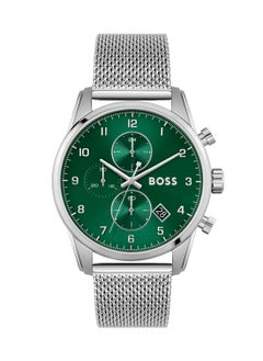 HUGO BOSS Men's Chronograph Round Shape Stainless Steel Wrist Watch 1513938 - 44 Mm  - Image 1