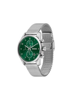 HUGO BOSS Men's Chronograph Round Shape Stainless Steel Wrist Watch 1513938 - 44 Mm  - Image 2