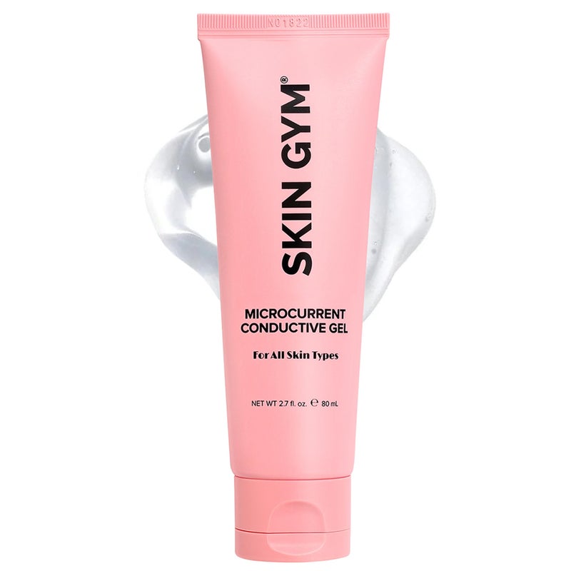 SKIN GYM Skin Gym Microcurrent Conductive Gel for Face  Body Hydrating Gel for Microcurrent Devices Enhances Skin Comfort  Skincare Performance 27 oz 