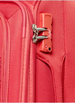 Skybags Vanguard Checked- 24 Inch Luggage with Anti Theft Zipper | TSA Lock| Smooth Dual Wheels| Wet Pouch for toiletries| Medium| Coral  - Image 5