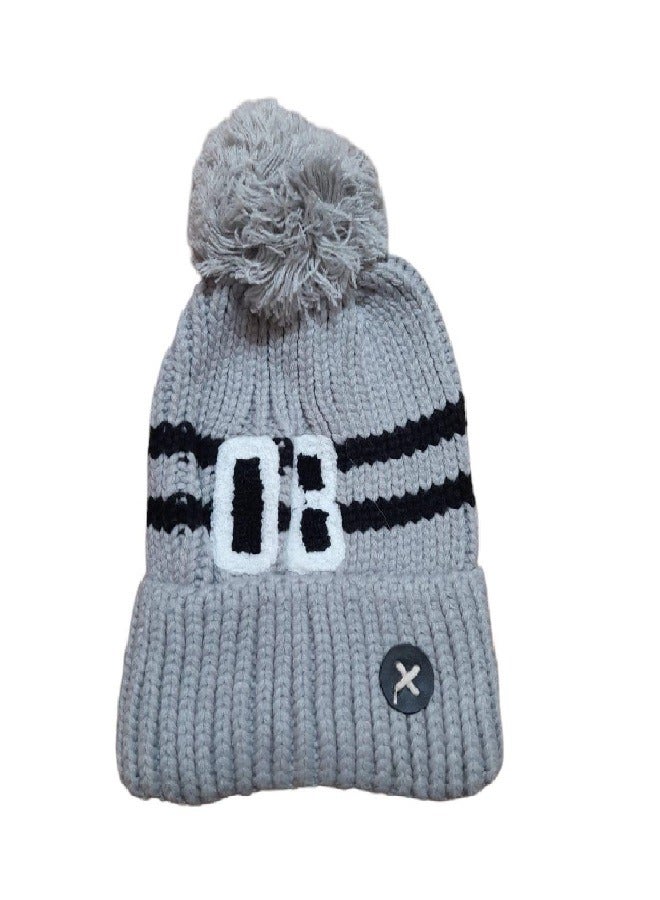 Ice Cap Winter is a manufacturer of high-quality, durable wool yarns. It features an interior appearance in a way that makes you feel warm in a wonderful way(GREY)  - Image 1