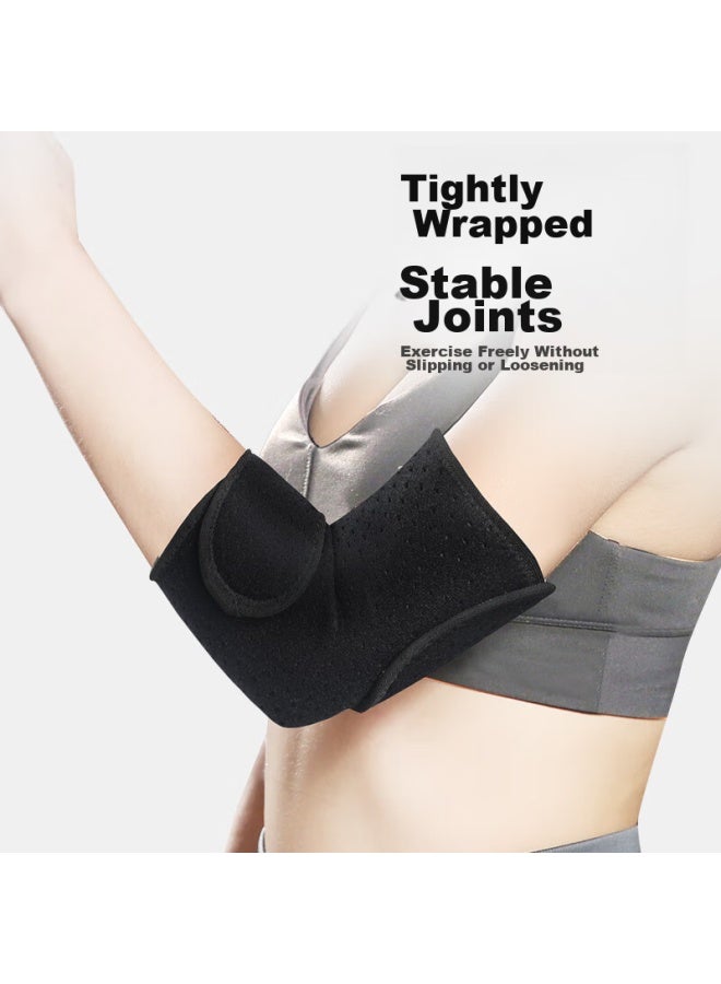 NAILEKESI N Nailekesi Mugwort Self-heating Warm Elbow Brace, Elbow Joint Protection Sleeve For Men And Women, Tennis Elbow Specialized Arm Guard, One Pair - Image 4
