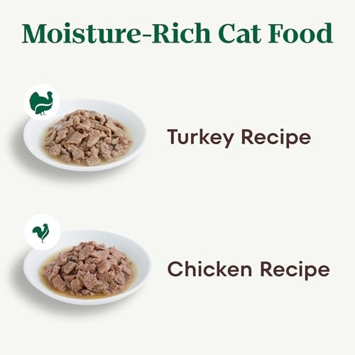 Nutro Perfect Portions Cuts in Gravy Multipack Turkey Recipe and Chicken Recipe Wet Cat Food, 2.64 oz., Count of 12 - Image 3