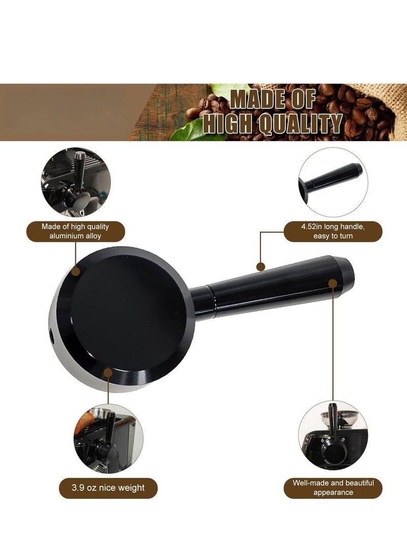SYOSI - ذراع بخار بديل، متوافق مع ماكينة Breville Barista Express Series 870/875/876 | مصنوع من سبائك الألومنيوم، مصقول جيدًا (أسود) - Image 1
