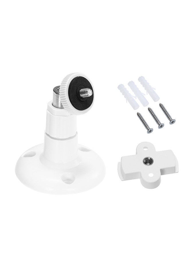 Generic - Home Camera Wall Mounted Bracket Holder, Full Install Kit, Height and Angle Adjustment, for YI Home Security Cameras, White - Image 1