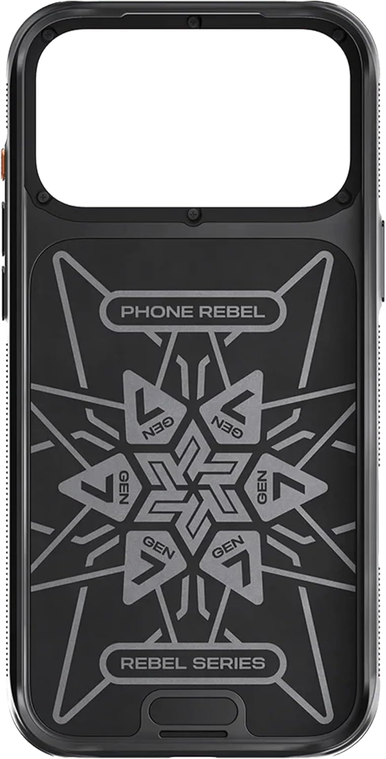 Rebel Case for iPhone 17 Pro Max [GEN7 Aramid Fiber] Strong MagSafe Compatible, Grippy Sides, Shockproof Corners, Metal Lens + Buttons, Upgraded Protective Design, 6.9 Inch Phone 2025 (Black) - Image 5