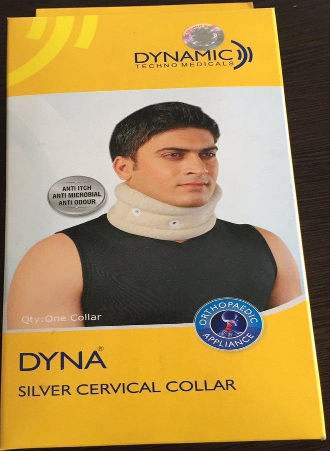 Dyna Silver Soft Cervical Collar-Odour-free & Itch-free Neck Support (Medium(For circumference of 34-38 cm)) - Image 2