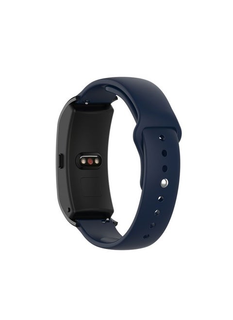 Replacement Strap For Garmin Vivomove 3s / 4s 18mm Reverse Buckle Silicone Watch Band, Size: Large Size Navy Blue