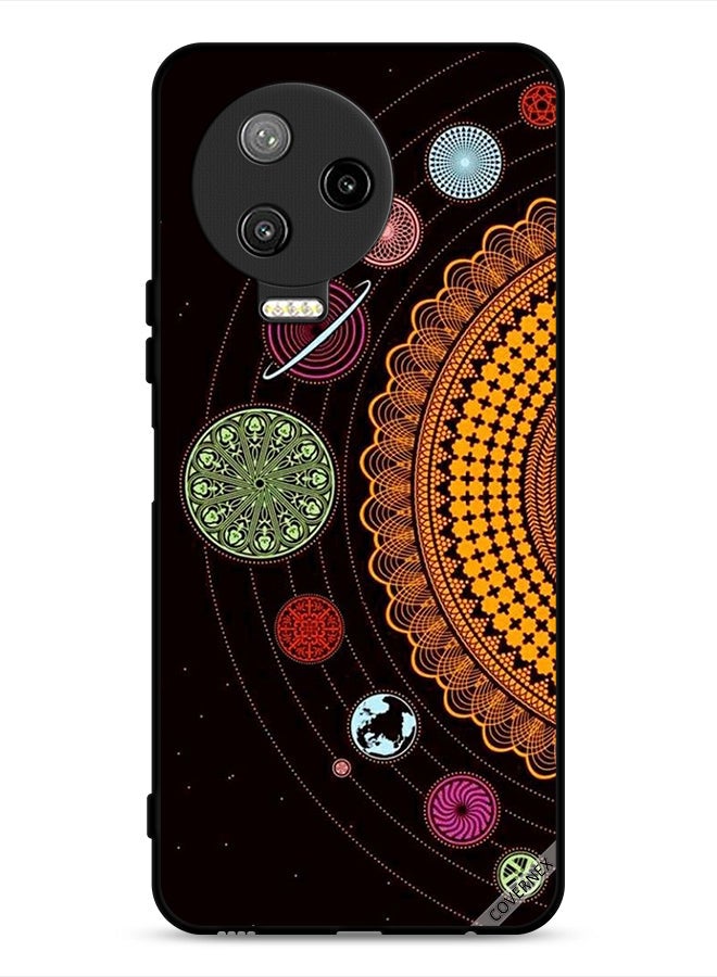 Covernex Infinix Note 12 Pro 4G Protective Case Cover Mandala Solar System Art - Image 1