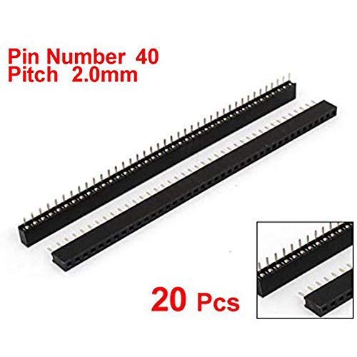 Dahszhi Female PCB Header 40 Way 2mm Pitch Connector - 20 pcs - Image 2