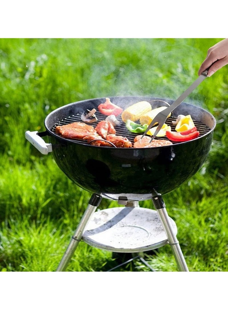 راكسوم مجموعة أدوات الشواء المصنوعة من الفولاذ المقاوم للصدأ المكونة من 4 قطع - كاملة مع حقيبة حمل لتوفير الراحة وسهولة الحمل لحفلات الشواء الخارجية والتجمعات العائلية - Image 3