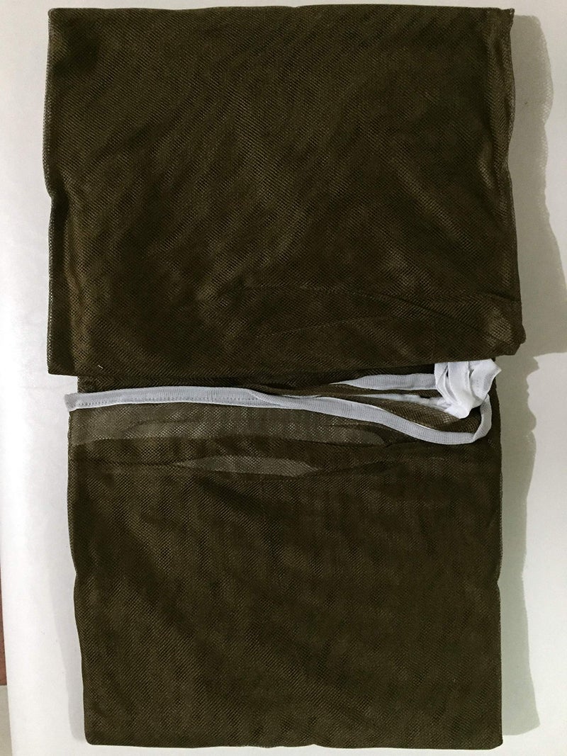 Divayanshi Foldable Polycotton Mosquito Net (Machhardani) for Triple Bed (10x6.5 ft, Olive Green) | Large, Breathable & Lightweight | Easy Setup, Foldable & Portable | Full Protection for Home - Image 3