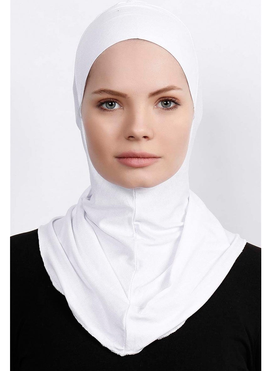 Belifanti Collection - Women's Combed Cotton Neck Collar Bonnet - Image 1
