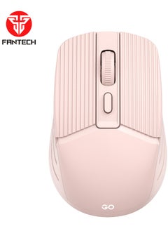 FANTECH Wireless Office Mouse 2.4Ghz - 1600 DPI, 4 Buttons, AA Battery Powered, Pink (W605) for Laptop/PC -  Home & Office Use  - Image 4
