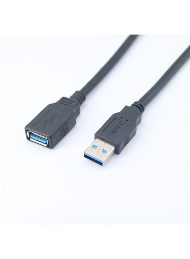 Usb3.0 Extension Line 0.3-5 M High Speed Male-to-Female 3.0 Data Line Blue A Male-to-A Female USB Line AM AF-Color:Black-Line Length:5m - Image 4