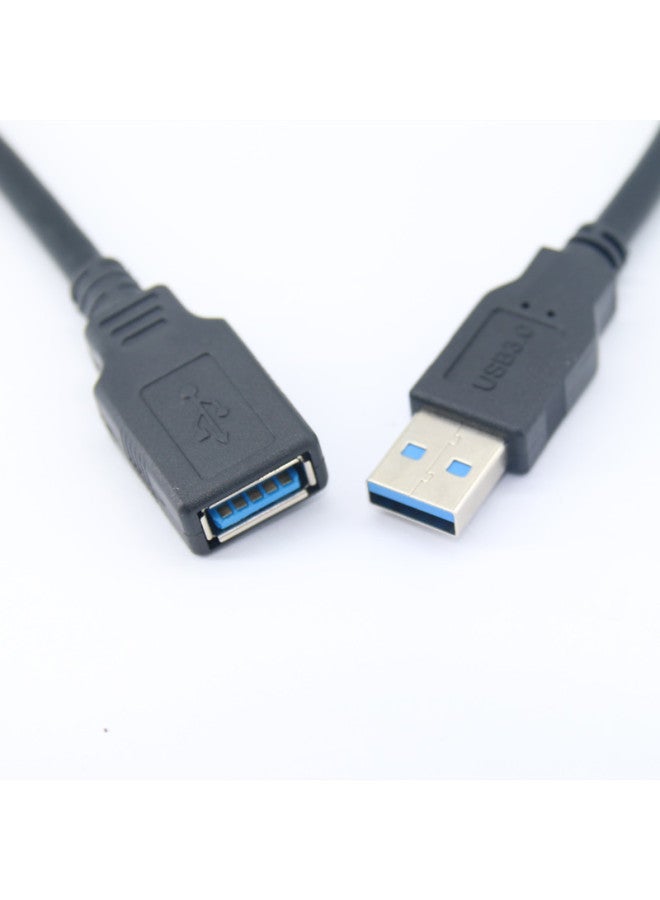Usb3.0 Extension Line 0.3-5 M High Speed Male-to-Female 3.0 Data Line Blue A Male-to-A Female USB Line AM AF-Color:Black-Line Length:5m - Image 1