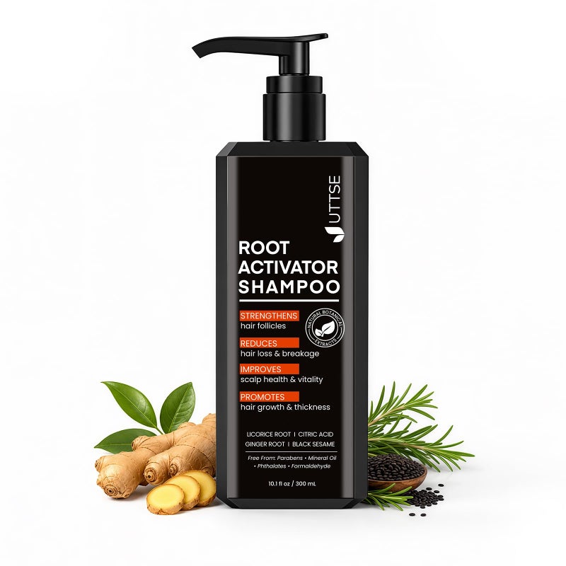 Uttse Root Activator Shampoo for Men Hair Growth Shampoo for Hair Loss and Thinning Hair 101 fl oz 300 mL - Image 2