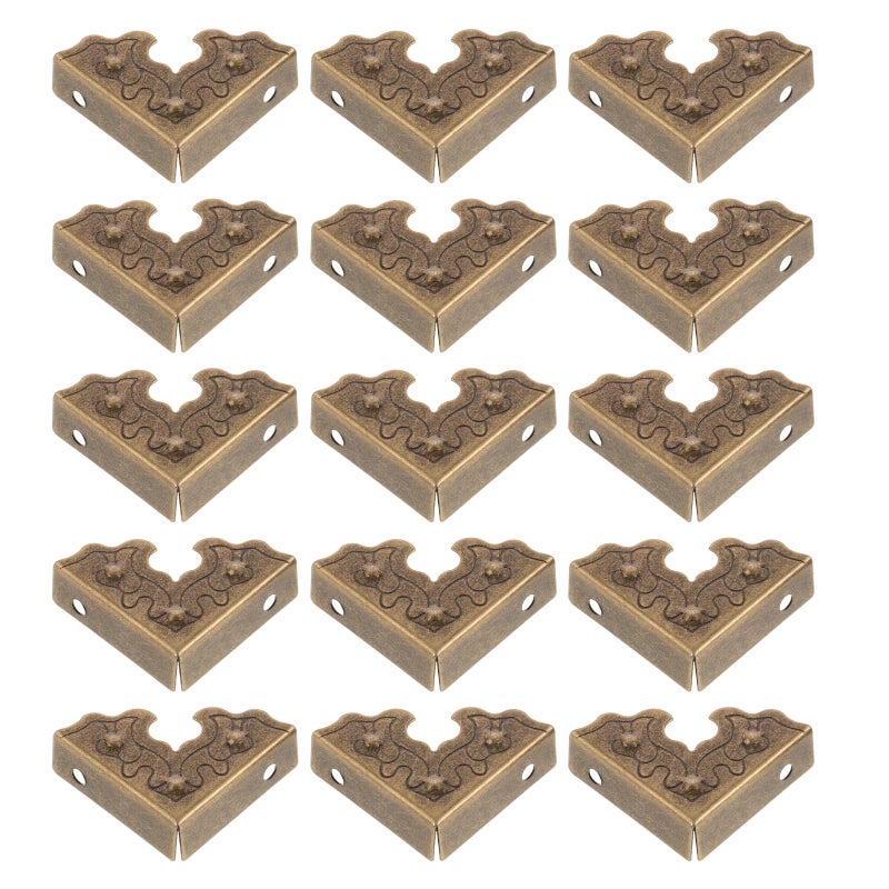 100pcs Photo Edge Protector - Metal Corner Guard Vintage Picture Frame Edge Protectors Triangle Decorative For Album Furniture - Image 3