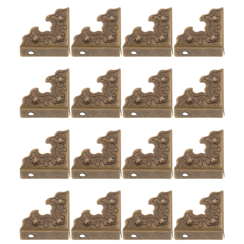 100pcs Photo Edge Protector - Metal Corner Guard Vintage Picture Frame Edge Protectors Triangle Decorative For Album Furniture - Image 4